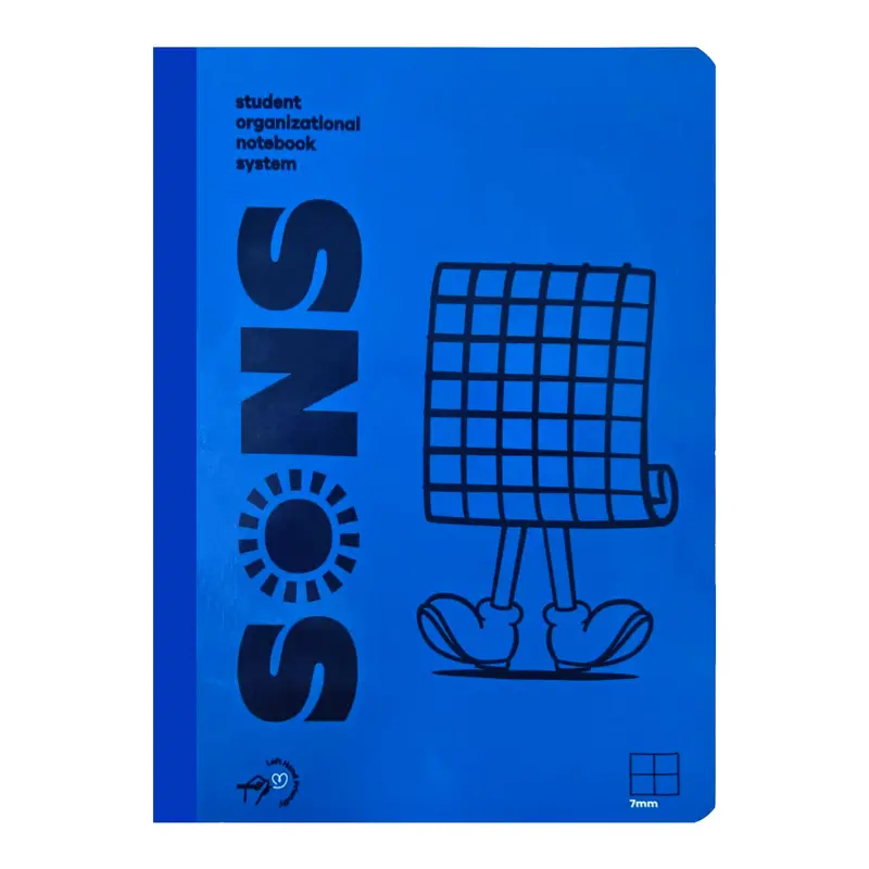 Sons Graph Paper Composition Notebook – Dual Grid Options (7Mm & 9Mm) 1