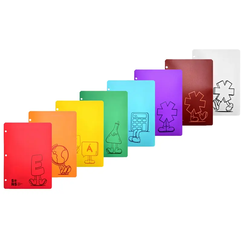 Sons Heavy-Duty 3-Hole Punch Plastic Pocket Folders – New Durable Design 1