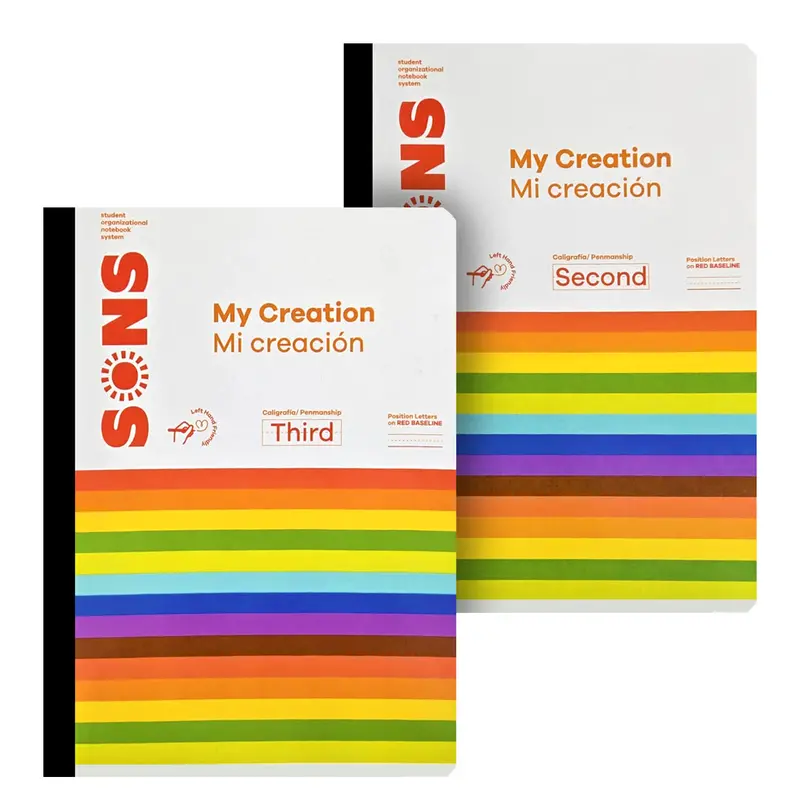 Sons My Creation Penmanship Workbook – Grade-Level Handwriting Practice (Grades 2–3) 1