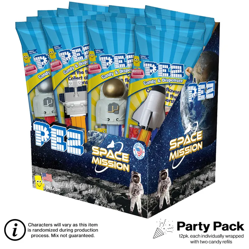 Space Mission Pez Party Pack – 12 Individually Wrapped Units 1