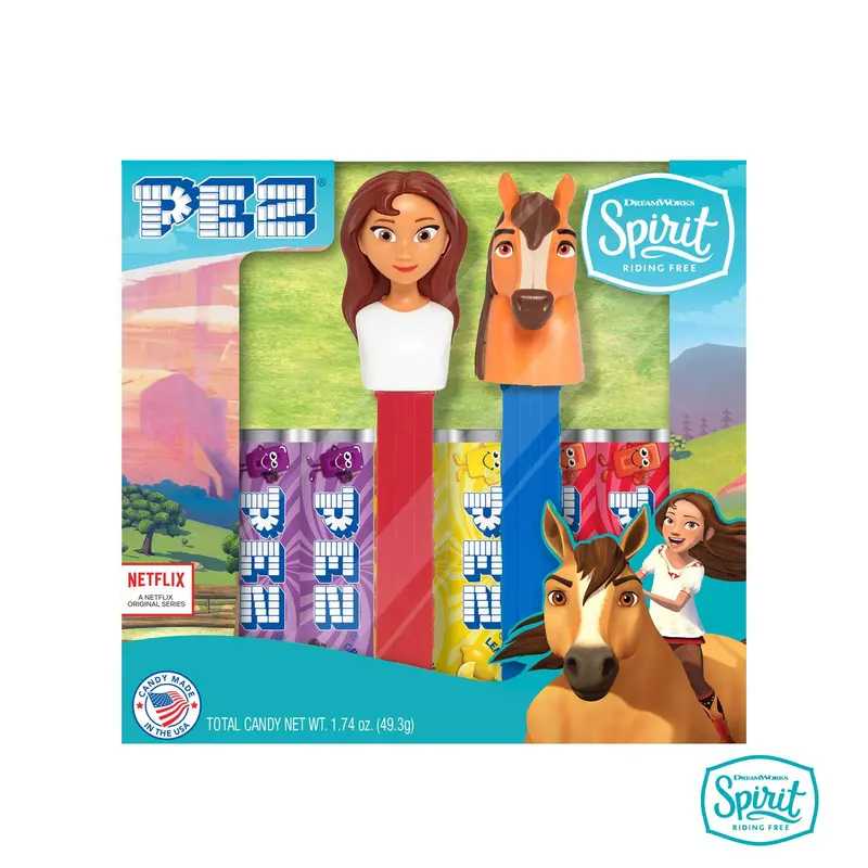 Spirit Riding Free Pez Gift Set – Spirit & Lucky Figures 1