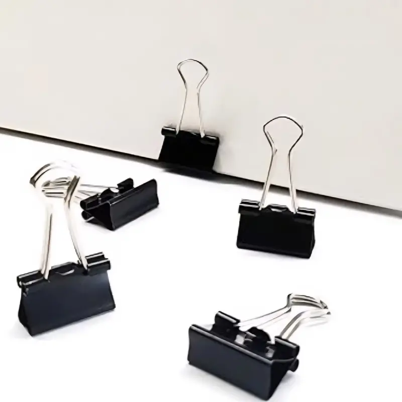 Standard Binder Clips – 19Mm Size, 12-Piece Pack 1