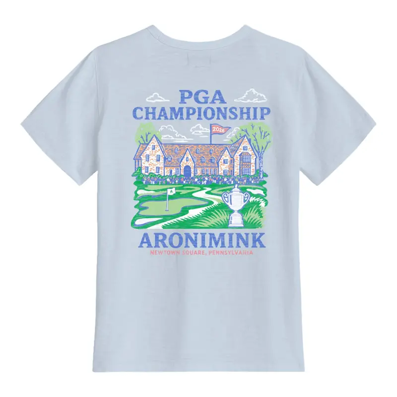 Standard Rec. Pga Championship Women'S Skyway Blue Aronimink Clubhouse Jersey Tee 1