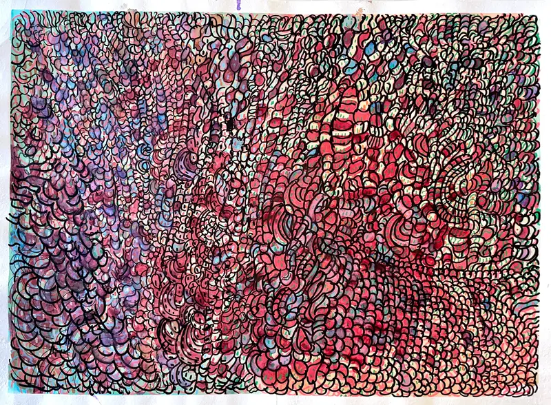 Stanley Brown'S Vibrant Abstract Rainbow Artwork 1