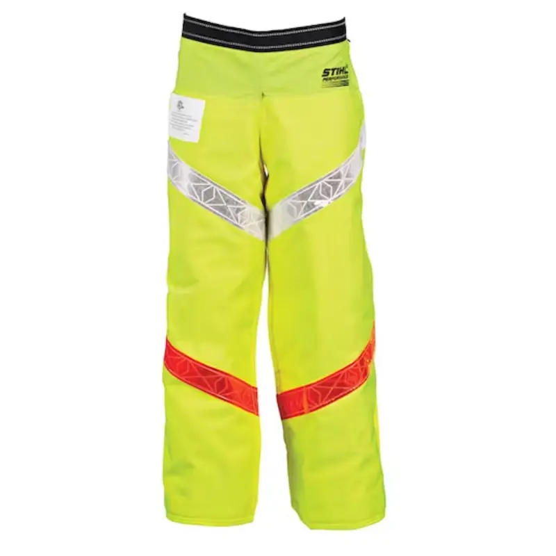 Stihl Dynamic Hi-Vis Apron Chaps – 6-Layer Bright Yellow Leg Safety Gear 1