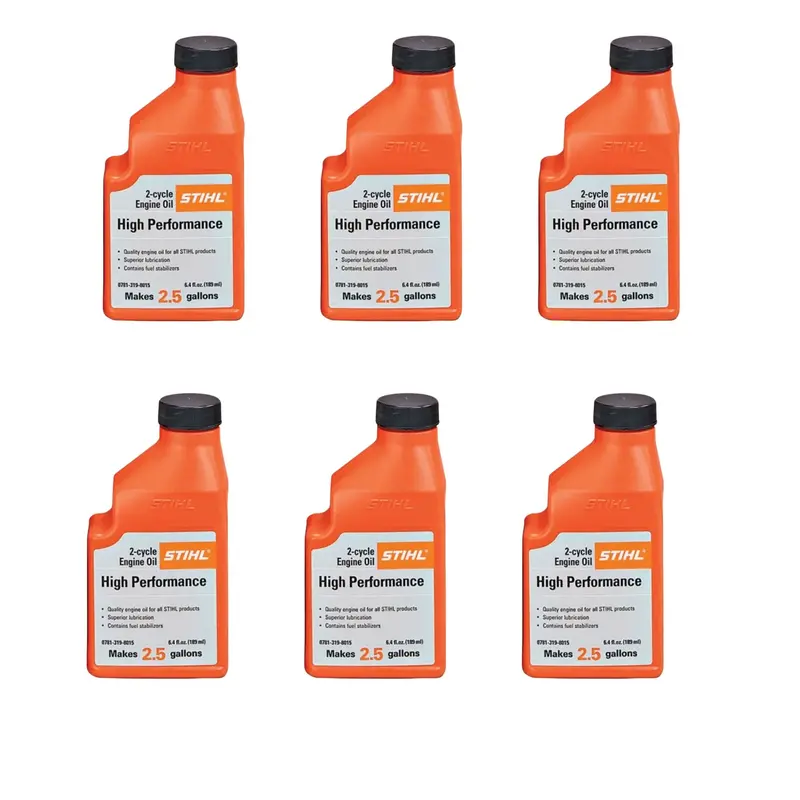 Stihl High-Performance 2-Cycle Oil — 6.4 Fl Oz, Yields 2.5 Gallons Of Mixed Fuel | 0781 319 8012 1