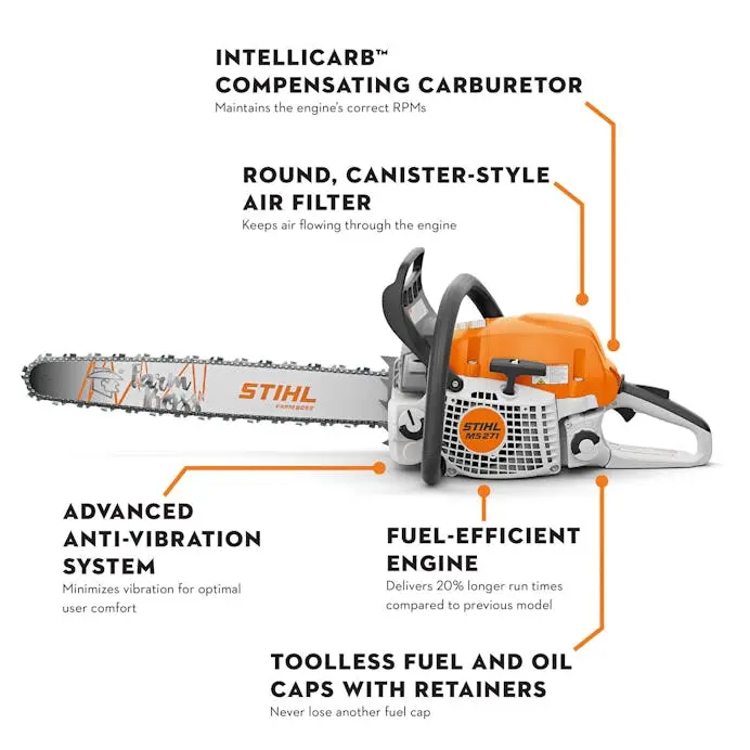 Stihl Ms 271 Farm Boss Chainsaw – 18-Inch Bar For Agricultural Use 1