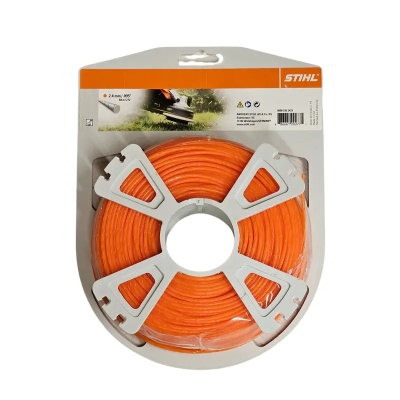 Stihl Quiet Line Trimmer Thread – .095" Diameter × 272 Feet, Round Profile, Orange 1