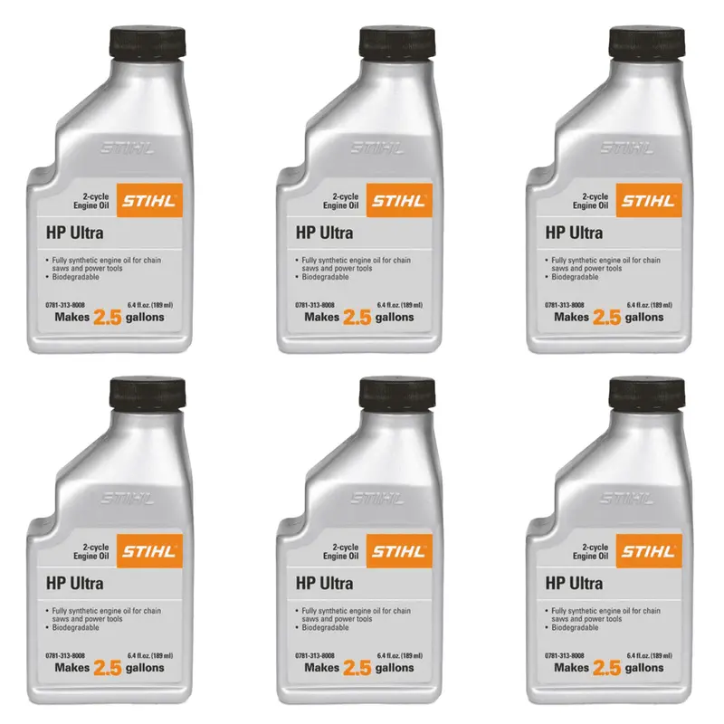 Stihl Ultra 2-Cycle Engine Oil — 6.4 Fl Oz Bottle (Pack Of 6) | Mixes To 2.5 Gal | Part #0781-313-8009 1