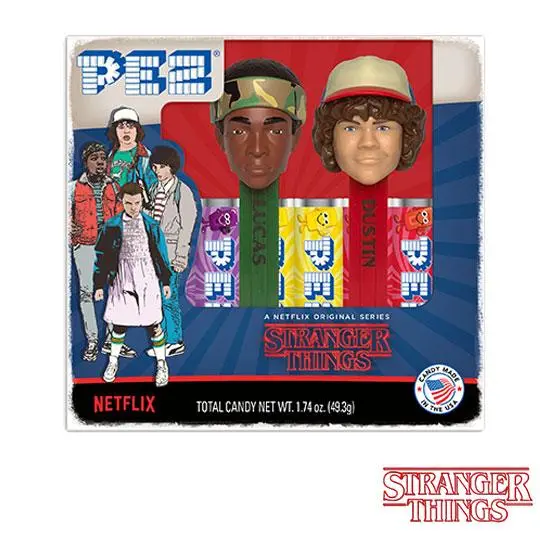 Stranger Things Pez Duo Set: Lucas And Dustin 1