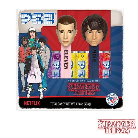 Stranger Things Pez Pair: Eleven And Mike Collector Set 1