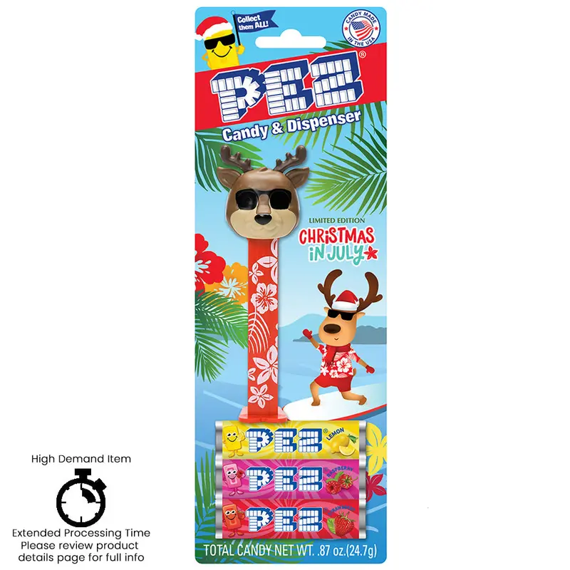 Summer-Themed Reindeer Pez Dispenser – Pez Exclusive 1