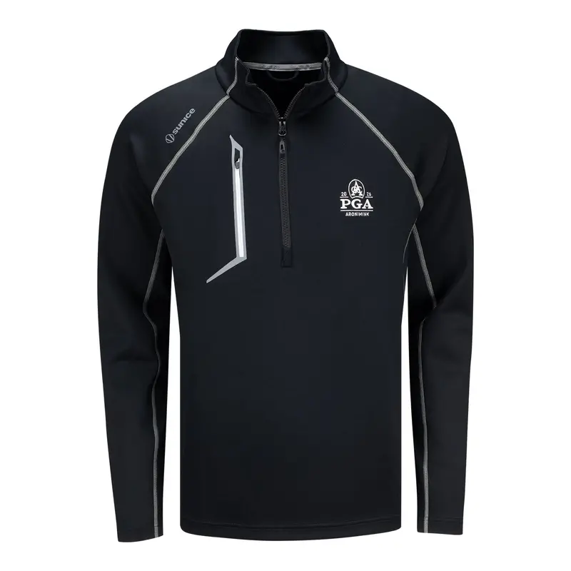 Sunice Element Shield Quarter-Zip Pullover – Black Pga Championship 2026 1