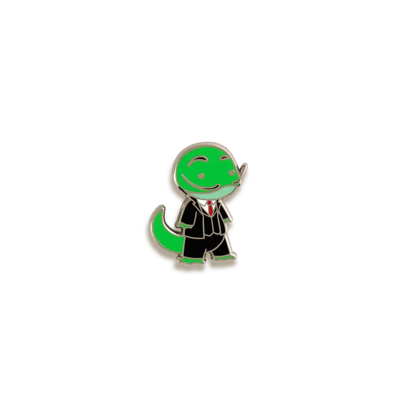 Surrealist Salamander Inspired By Dalí Enamel Pin – V Coterie 1