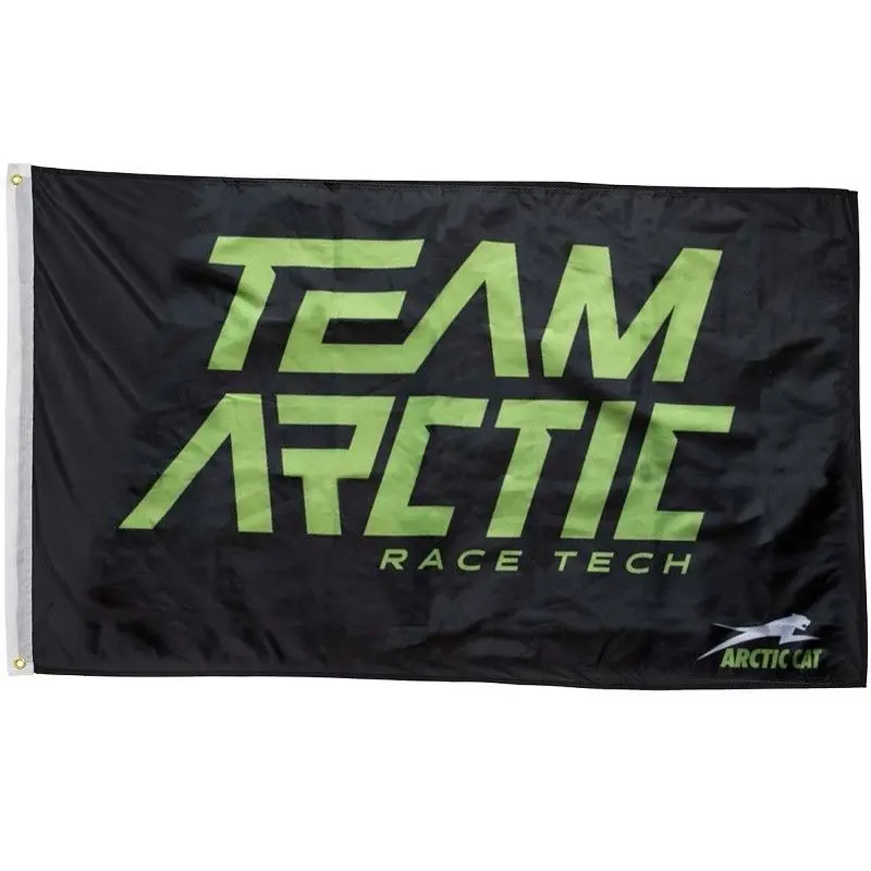 Team Arctic Race Tech Flag – Official Black Banner For Enthusiasts #Ac21A-A139 1