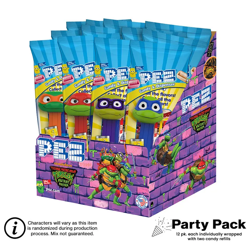 Teenage Mutant Ninja Turtles Pez Party Pack – 12 Individually Wrapped Dispensers 1