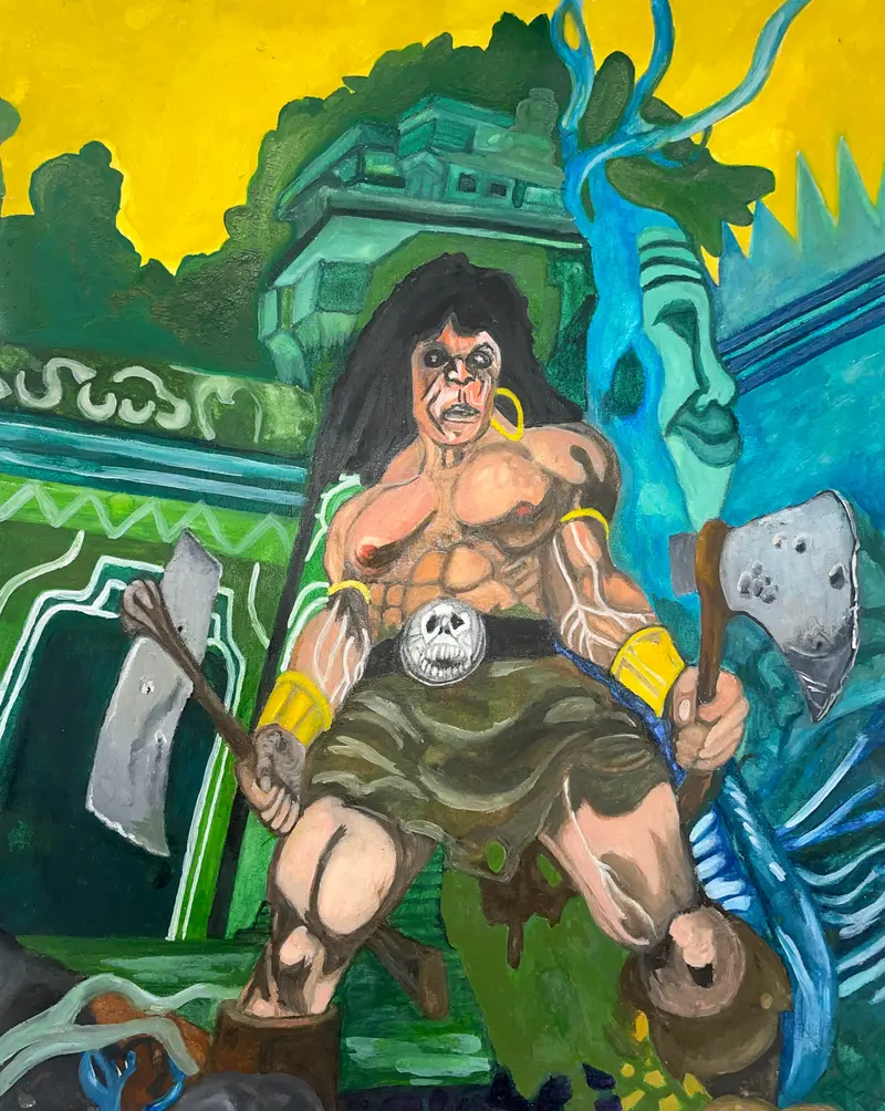 Temple Defender Fantasy Art By Scott Maciejewski 1