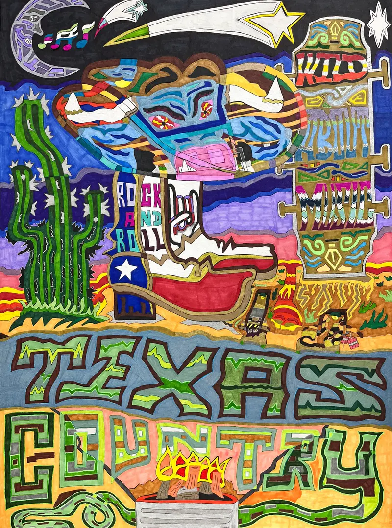 Texas Country Lifestyle Giclée Print By Jeremy Taylor 1
