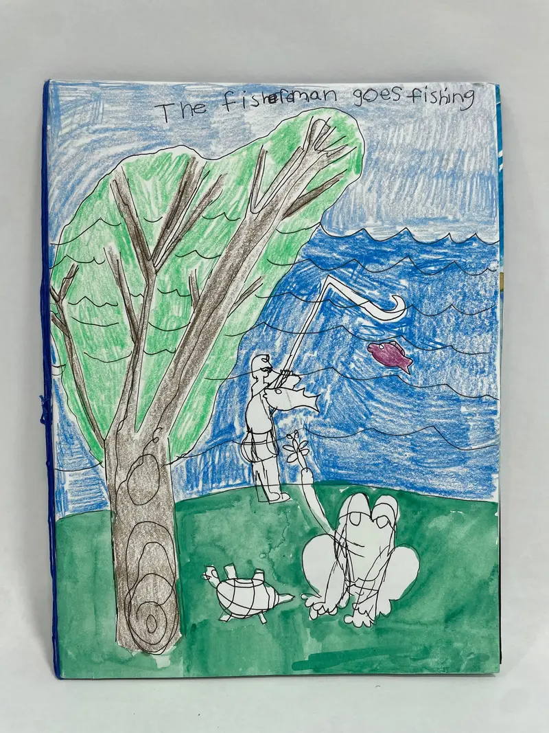 The Fisherman Goes Fishing Narrative Art By Ryan Mcdonagh 1