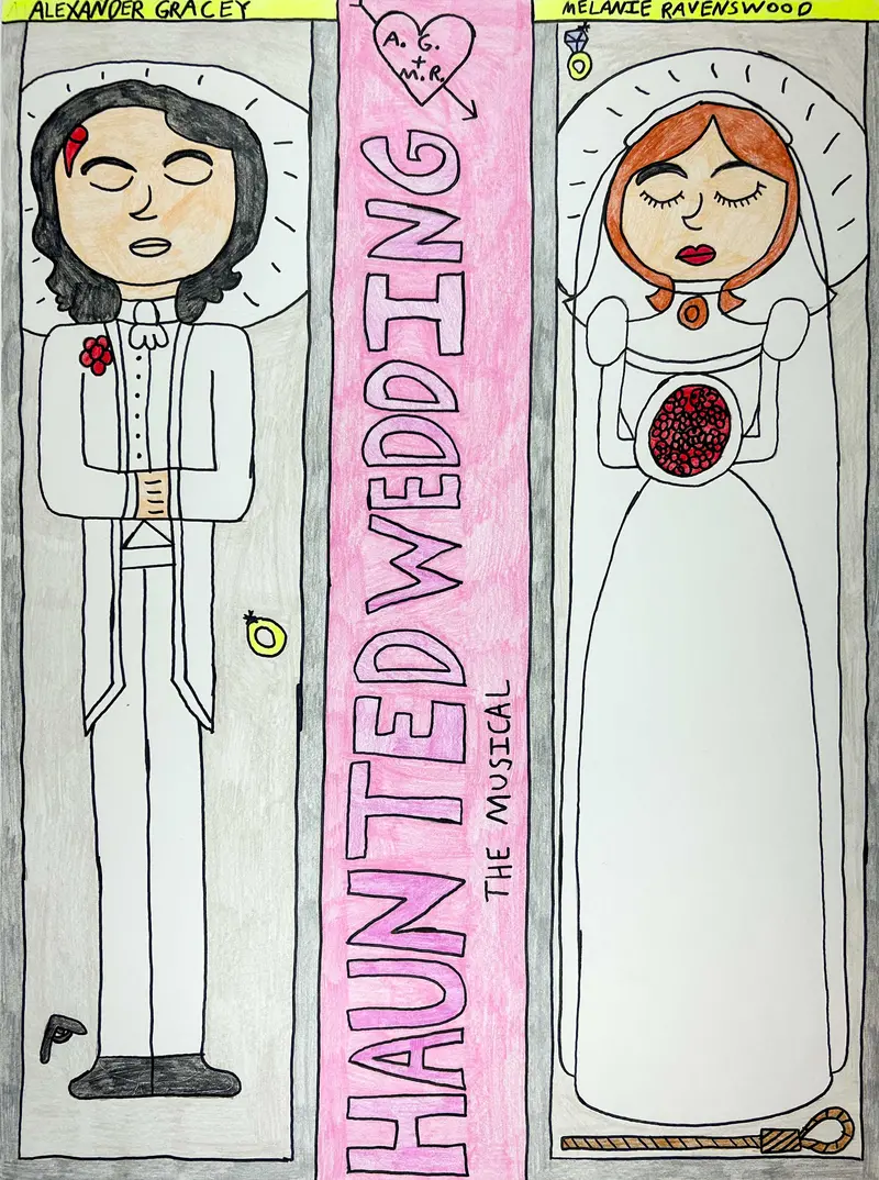 The Haunted Wedding Musical Poster By Santina Dionisi 1