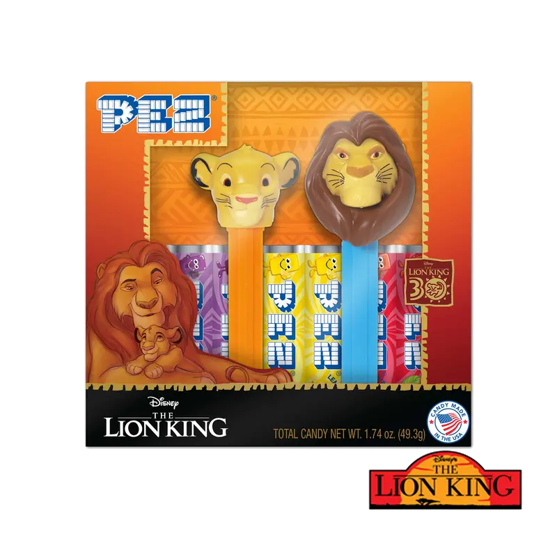 The Lion King 30Th Anniversary Pez Set – Simba And Mufasa Duo 1