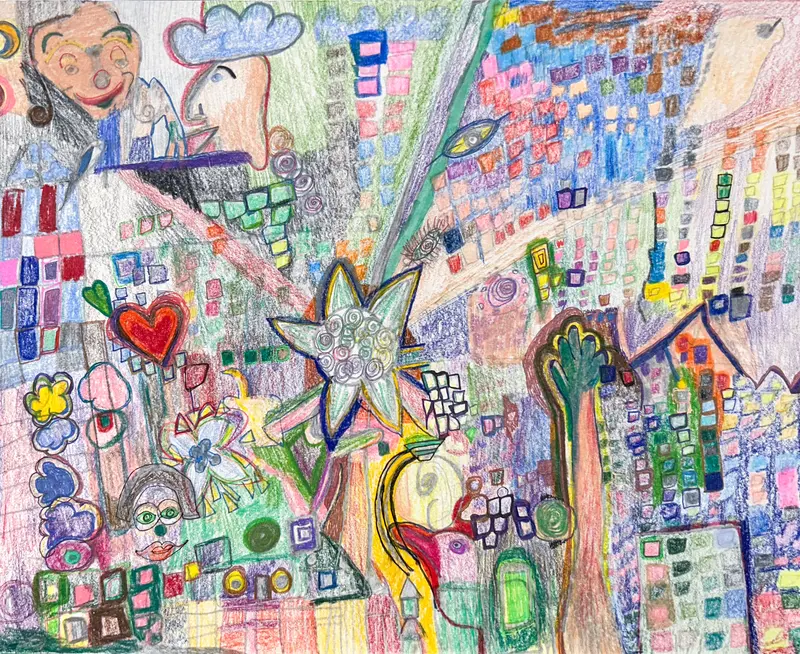 The Purple Dream – Promise Vos Colorful Illustration 1