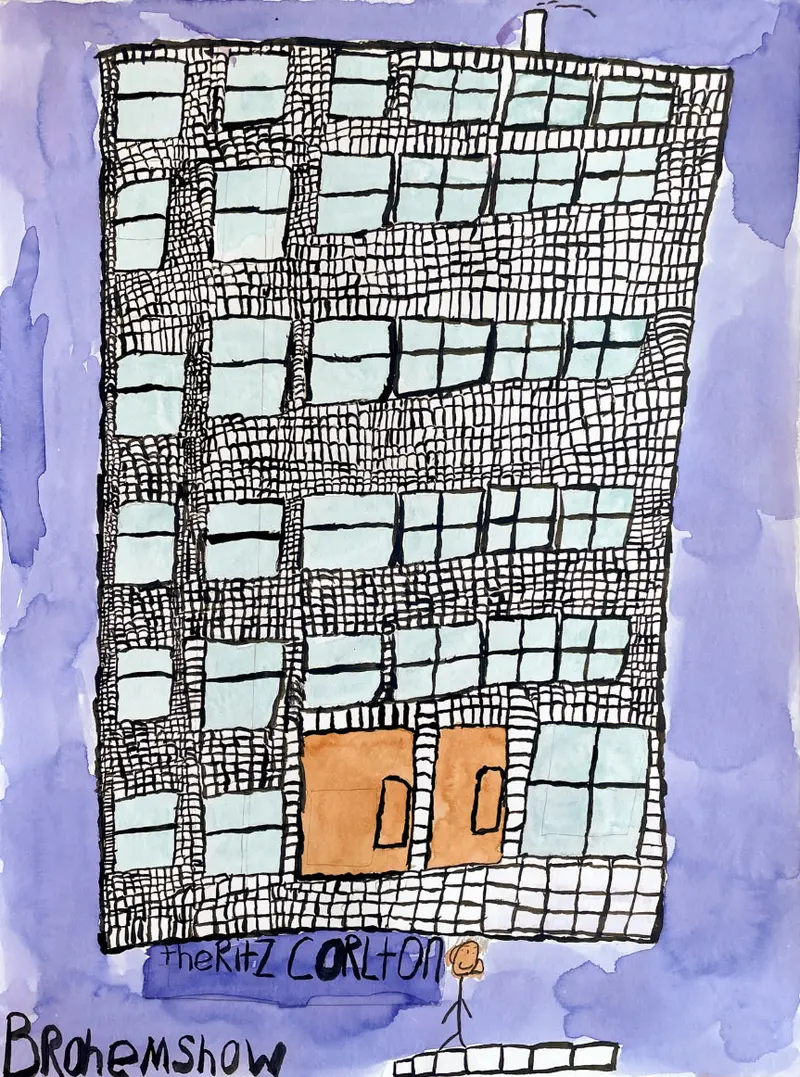 The Ritz-Carlton Detroit – Architectural Art Print By Brahem Shaw 1