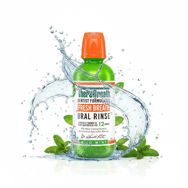 Therabreath Oral Rinse – Gentle Mint Flavor (16 Oz) 1