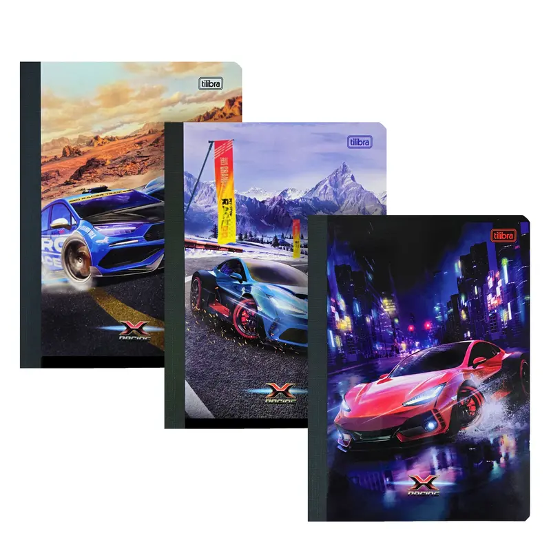 Tilibra Xracing-Themed Softcover Notebook 1