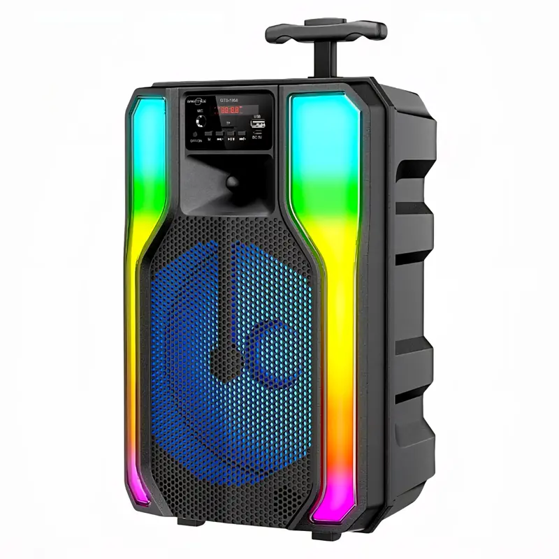 Toptech Portable Bluetooth Speaker With Built-In Led Disco Lights 1