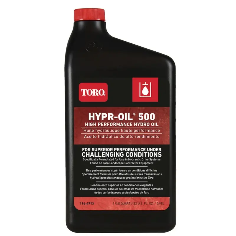 Toro Hypr-Oil 500 Hydraulic Fluid – Quart Size, Part #114-4713 1