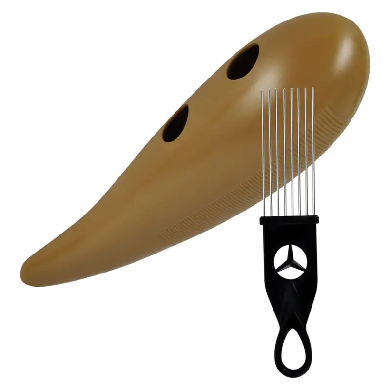 Traditional Latin Guiro Percussion Instrument – 10-Inch With Scraper 1
