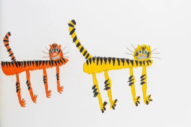 Two Tigers – Joseph Lucas Ii Wildlife Composition 1