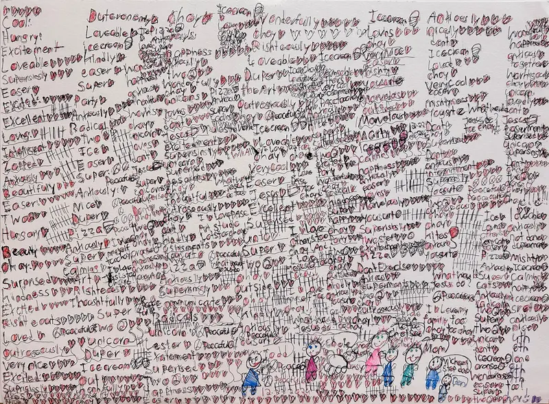 Typography-Focused 'All The Words' Print By Chelsee Bosker 1