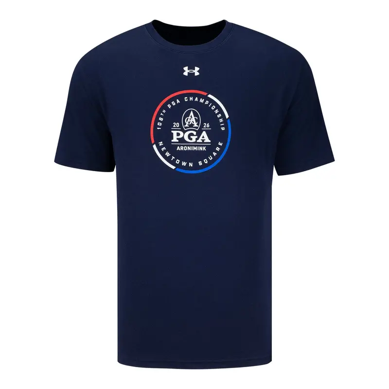 Under Armour Performance Cotton Tee – 2026 Pga Championship In Midnight Navy 1