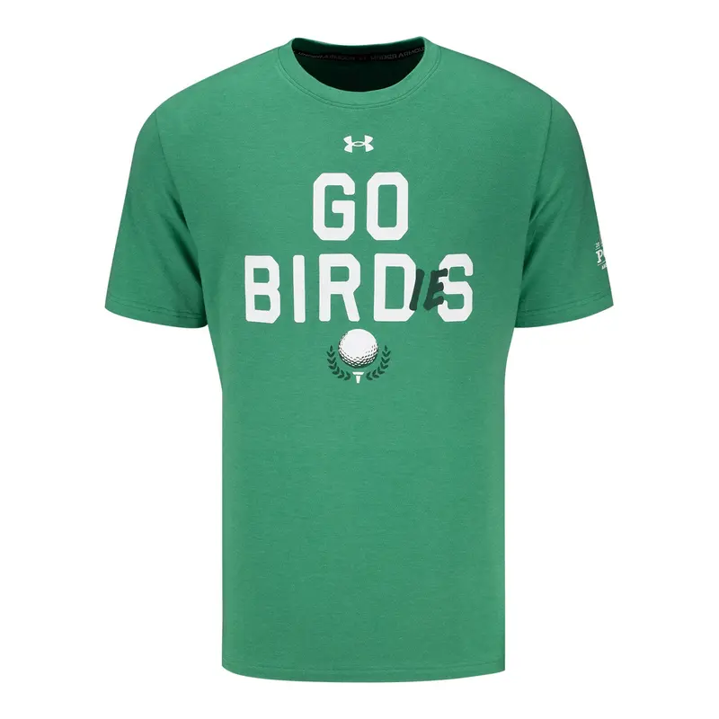 Under Armour Pga Championship Kelly Green Icon Go Birdies T-Shirt 1