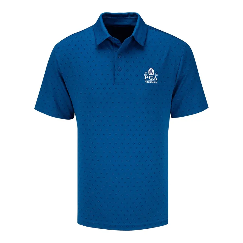 Under Armour Playoff Micro Flower Dot Polo – 2026 Pga Championship In Varsity Blue 1