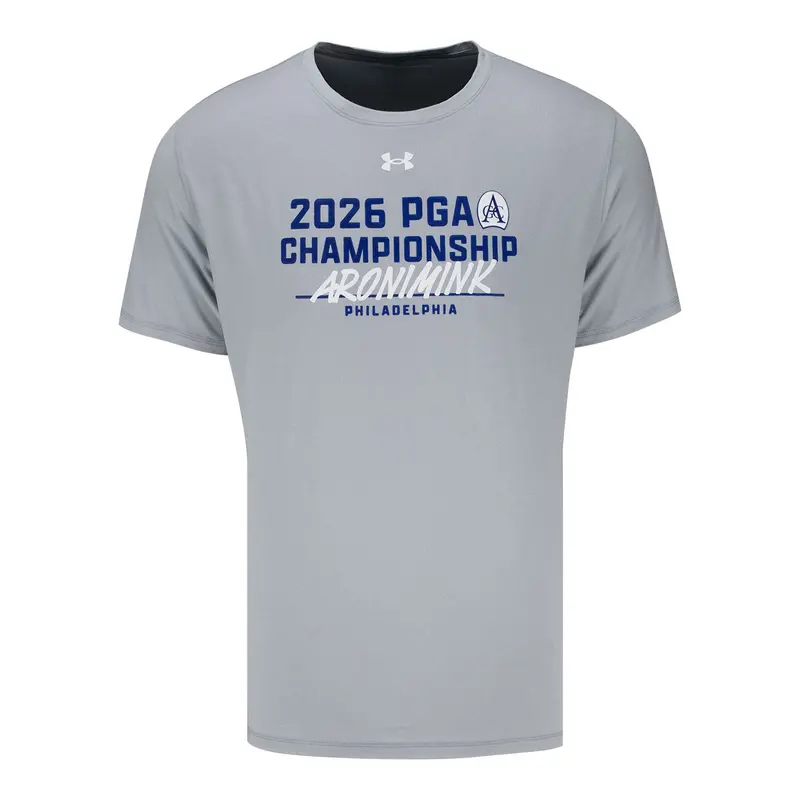 Under Armour Tech Stretch T-Shirt – 2026 Pga Championship In Grey 1