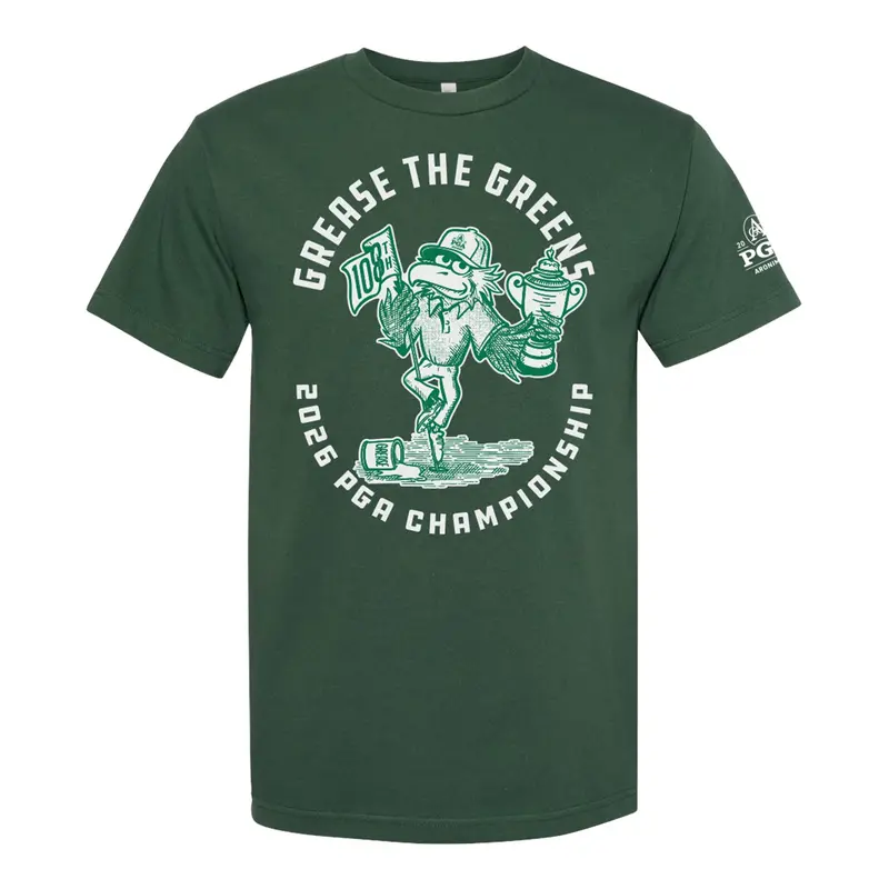 Underdog 2026 Pga Championship Eagle Mascot Graphic Tee – Forest Green 1