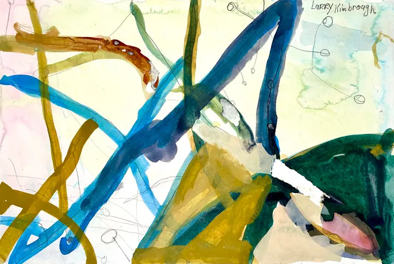 Untitled (Simply) Contemporary Drawing By Larry Kimbrough 1