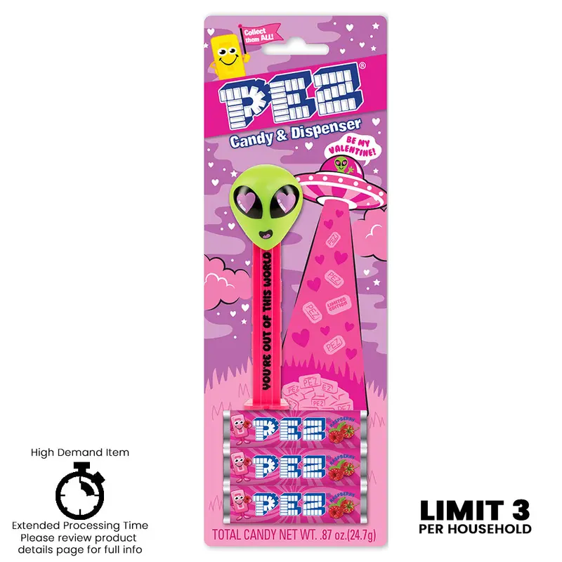 Valentine’S Day Alien Pez Dispenser – Limited Release (3 Per Household) 1
