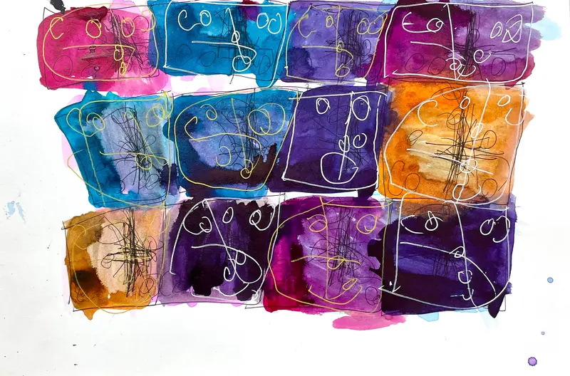 Vibrant Heads Series By Shawna Campbell 1
