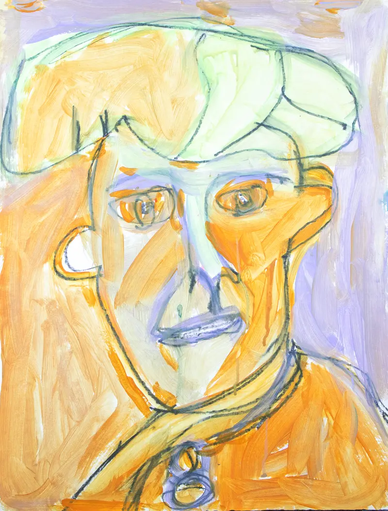 Vibrant Orange Portrait Featuring Face And Hair By Alsendoe Owens 1