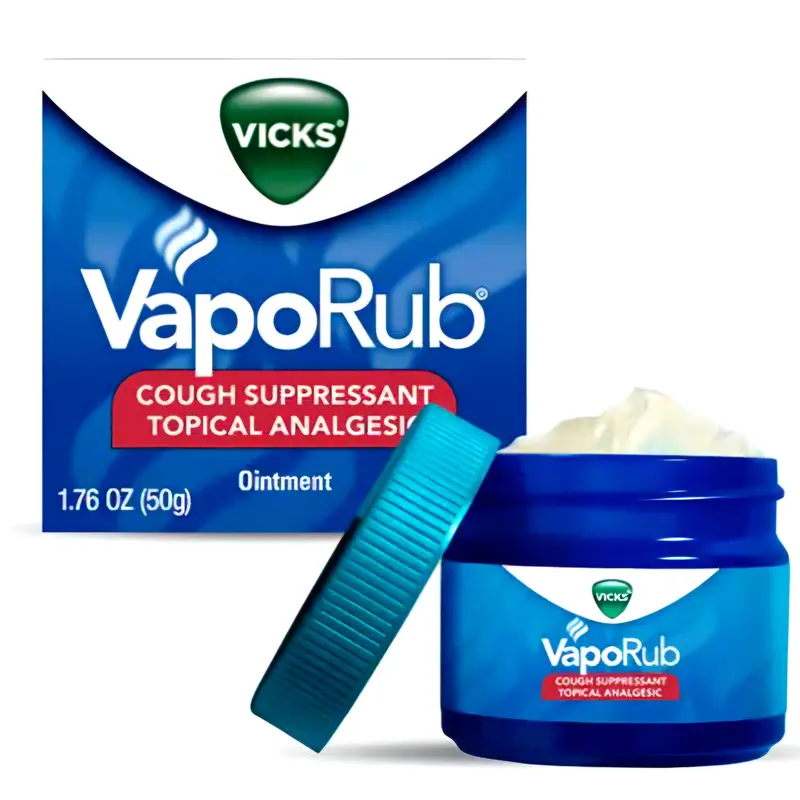 Vicks Vaporub Original Mentholated Ointment – 1.76 Oz Jar 1