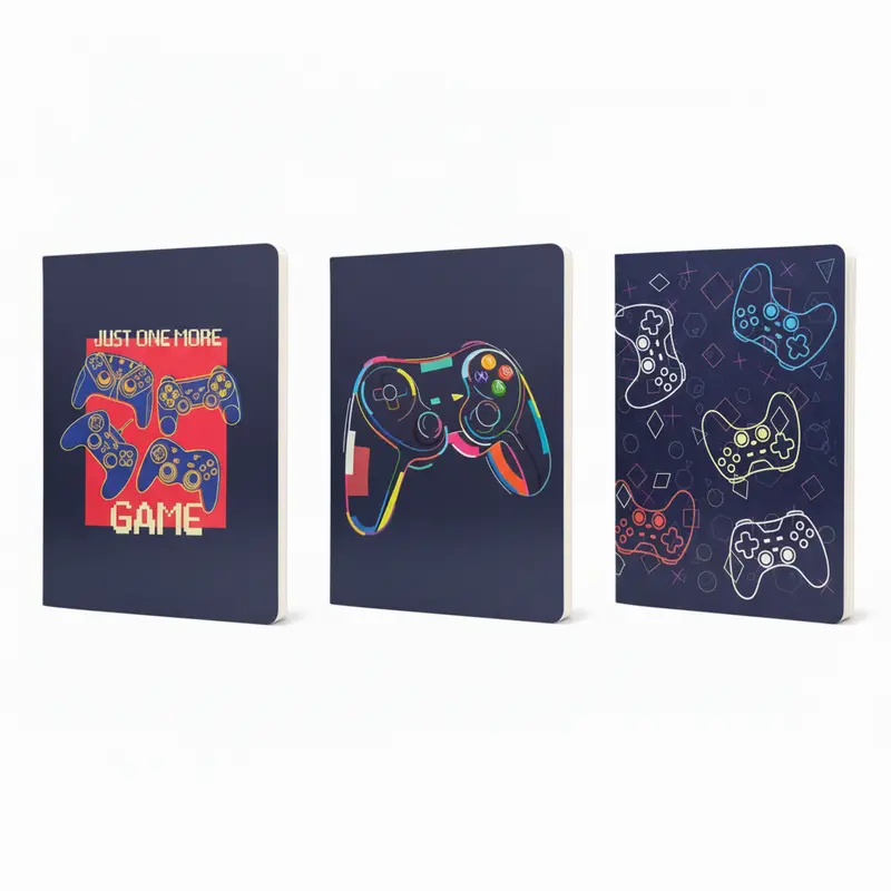 Video Game–Themed Lined Composition Journals 1
