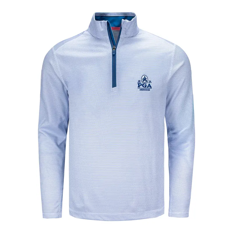 Vineyard Vines Pga Championship Blue Sankaty Performance Quarter-Zip 1