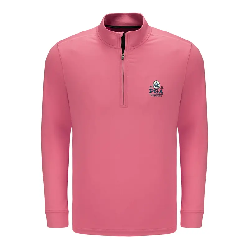 Vineyard Vines Pga Championship Mariner Red Clubhouse Quarter-Zip 1