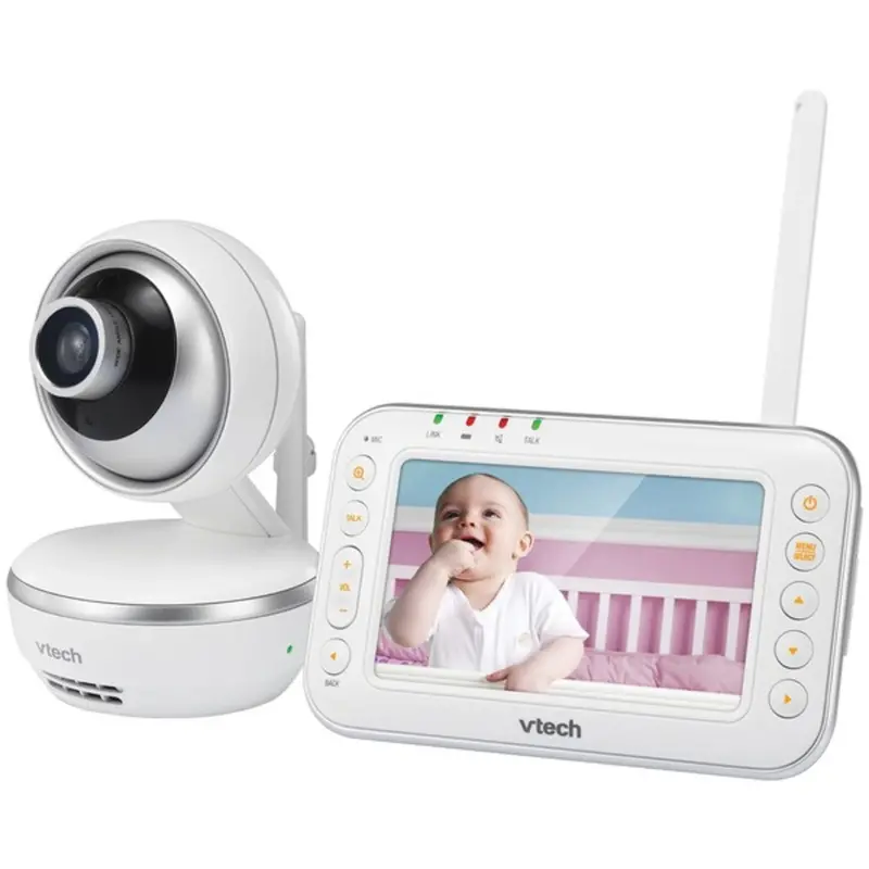 Vtech Vm4261 4.3-Inch Digital Video Baby Monitor – Full-Color Display With Pan/Tilt Camera Control 1