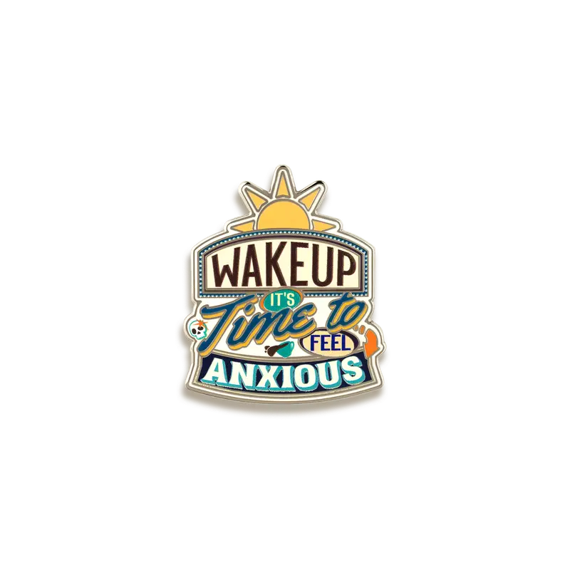 'Wake Up' Enamel Pin – Bold, Provocative Call-To-Awareness By Rad Girl Creations 1