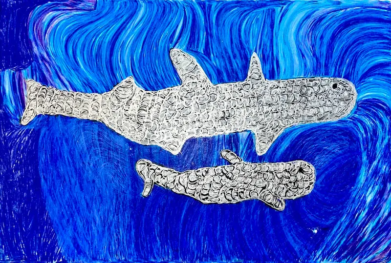 Whale-Themed Painting By Stanley Brown 1